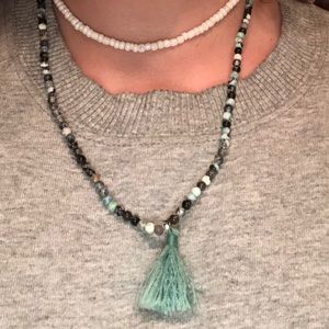 marble bead necklace / bracelet!